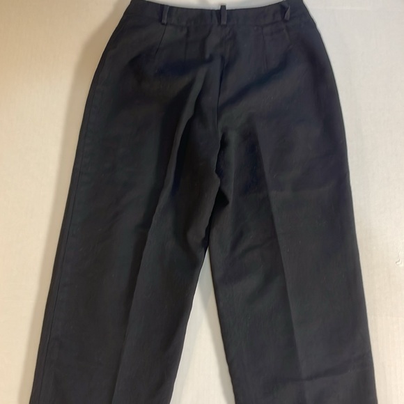 Talbots 100% Italian Wool Black Pants Made in USA Fully Lined‎ Trouser Size 4P - Picture 12 of 14